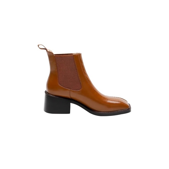 Invento Square Toe Chelsea Ankle Boots - Picture 2 of 8